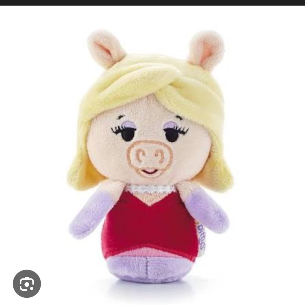 Hallmark Itty Bittys Plush with Red and Purple Outfit